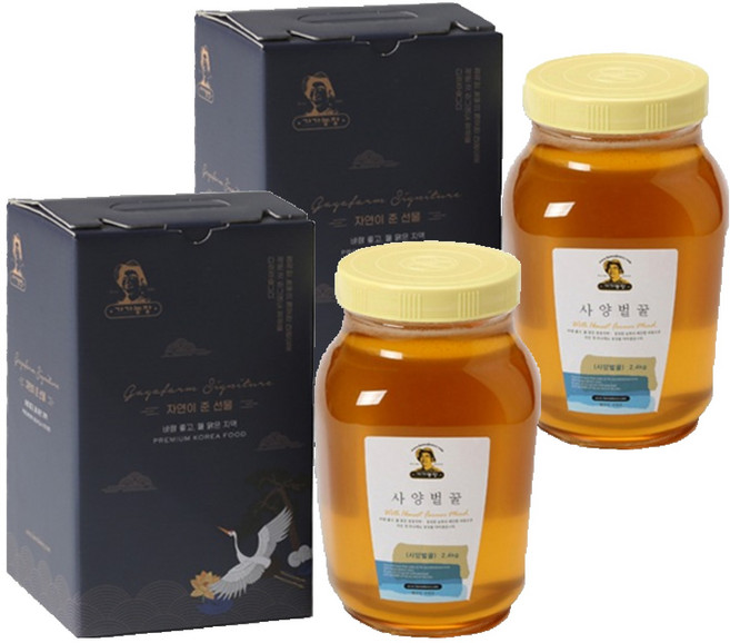 Gagafarm 韓國產飼養蜂蜜, 2.4kg, 2個