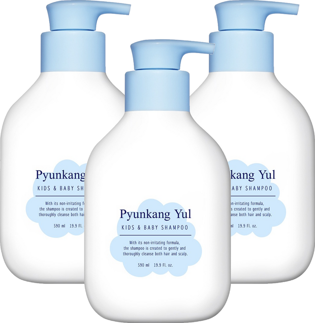 편강율 키즈 앤 베이비 샴푸 스위트 오렌지향, 590ml, 3개