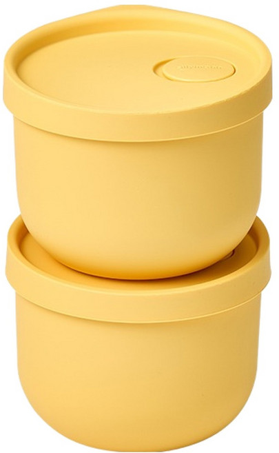 실리만 아이스웨이 실리콘 냉동 밥용기, 2개, 350ml