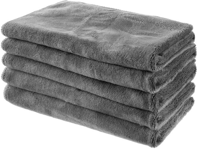 코멧 소프트 극세사 양면 드라잉 타월 소형 30 x 40 cm, 그레이, 5개