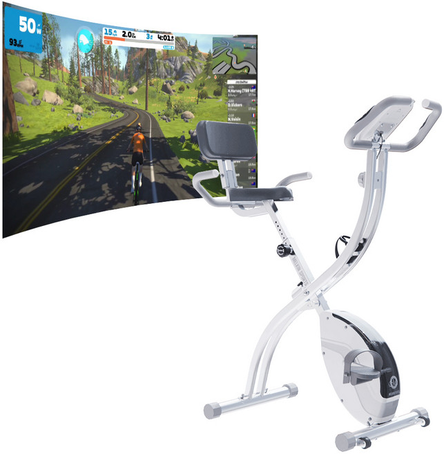 멜킨스포츠 폴민 스마트 실내 바이크, 크림화이트