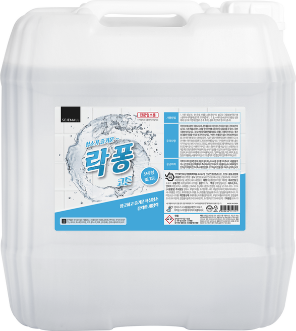 락퐁 코튼 욕실세정제, 18.75L, 1개