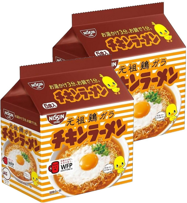 NISSIN 日清 元祖雞汁拉麵 85g, 10包