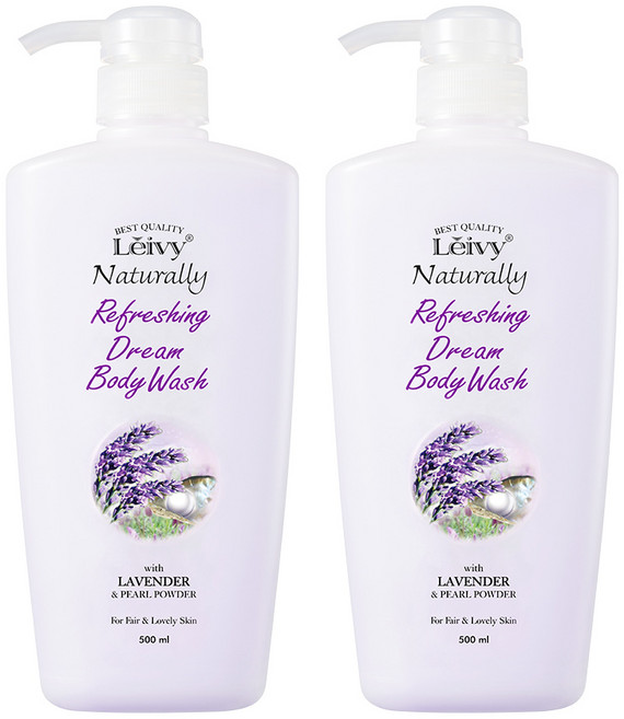 레이비 바디워시 라벤더 바닐라향, 500ml, 2개