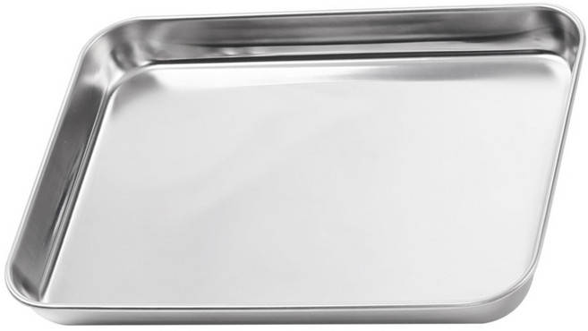 HIKARI 日光生活 304不鏽鋼烤盤 H805 23.5 x 17.5 x 2.5cm 多功能烤箱烘焙, 1個