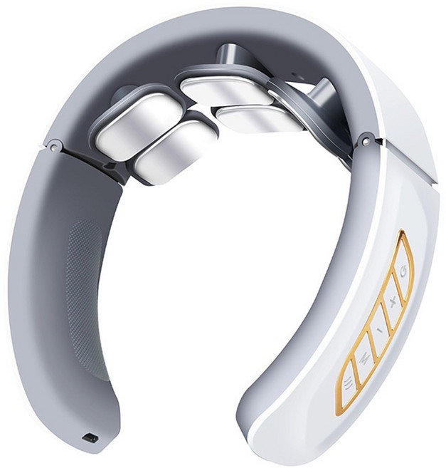 AHOYE 3D深層熱敷震動肩頸按摩器 p01_05243371, 白色