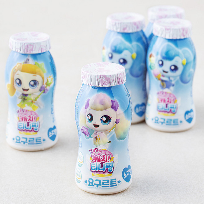 빙그레 캐치티니핑 요구르트 소다향, 80ml, 5개입, 1개