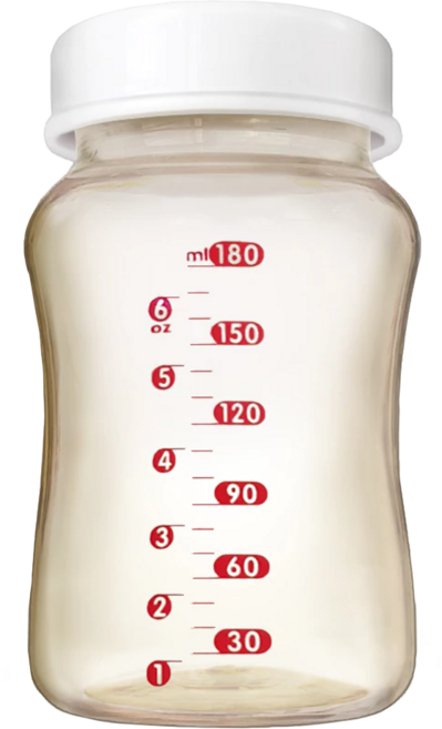 Daddy Mommy ppsu寬口徑多功能儲乳瓶 180ml, 1入, 1瓶