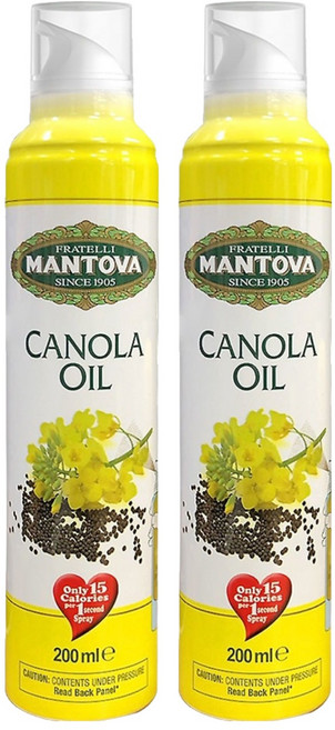 만토바 카놀라 오일 스프레이, 200ml, 2개