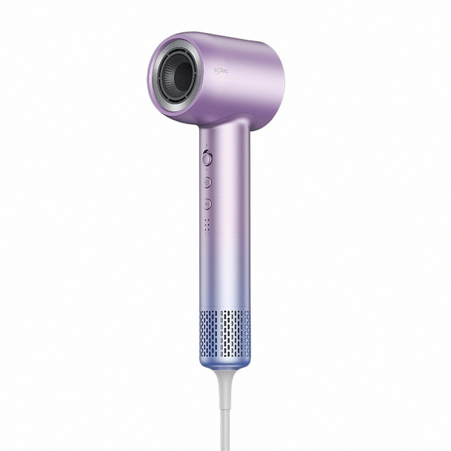 sOlac 魚子精華 1400W 造型吹嘴 吹風機 智能控溫 紫色 SD-850S