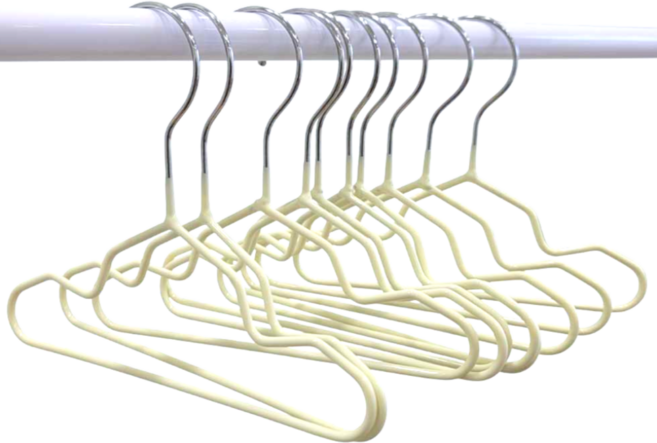 폴베아 논슬립 애견 미니 옷걸이 베이지, 10개