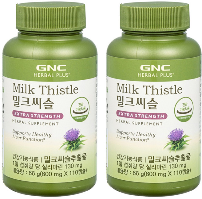 GNCHERBALPLUS 밀크씨슬, 110정, 2개