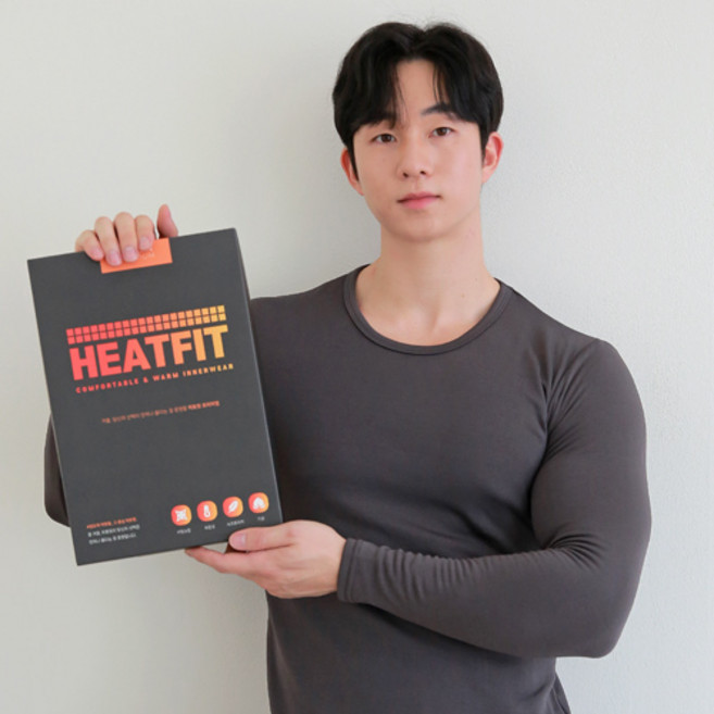 히트핏 남성용 프리미엄 기모 발열 내의 상하의 세트