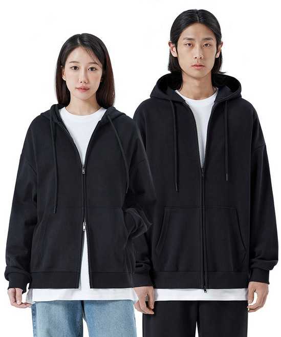 네이븐 남녀공용 오버핏 후드집업 NA2203Z