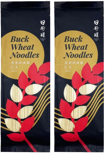 日舒醒 蕎麥揉成麵, 225g, 2包