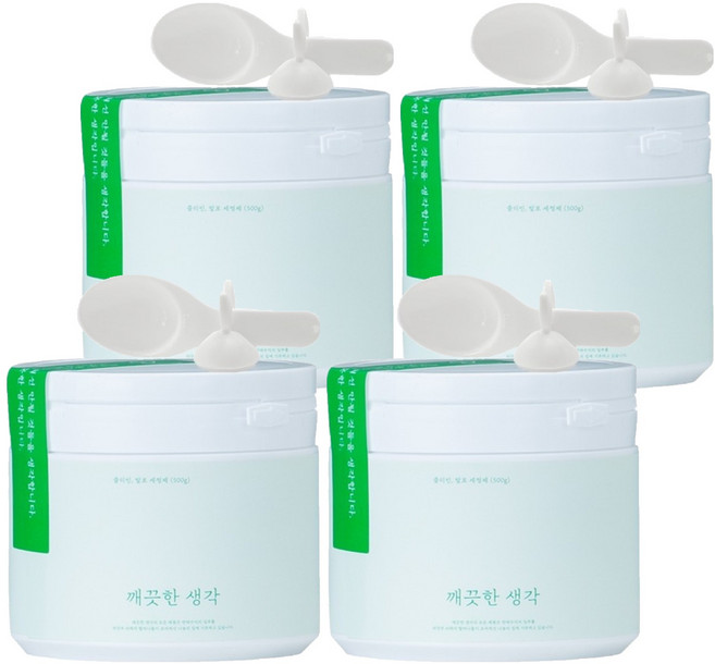 깨끗한생각 클리빈 발포세정제, 500g, 4개