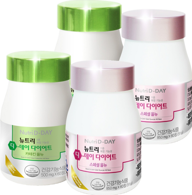 Nutri D-DAY 美體綜合錠 51g+兒茶素萃取錠 30g, 120顆, 2組