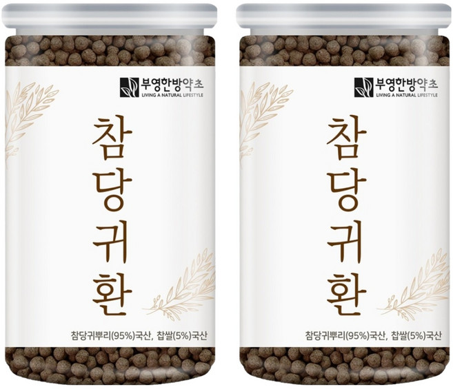 부영한방약초 국산 참당귀환, 2개, 300g