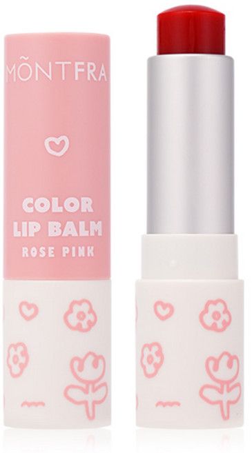 몽프라 컬러 립밤, 로즈핑크(베리), 4g, 1개
