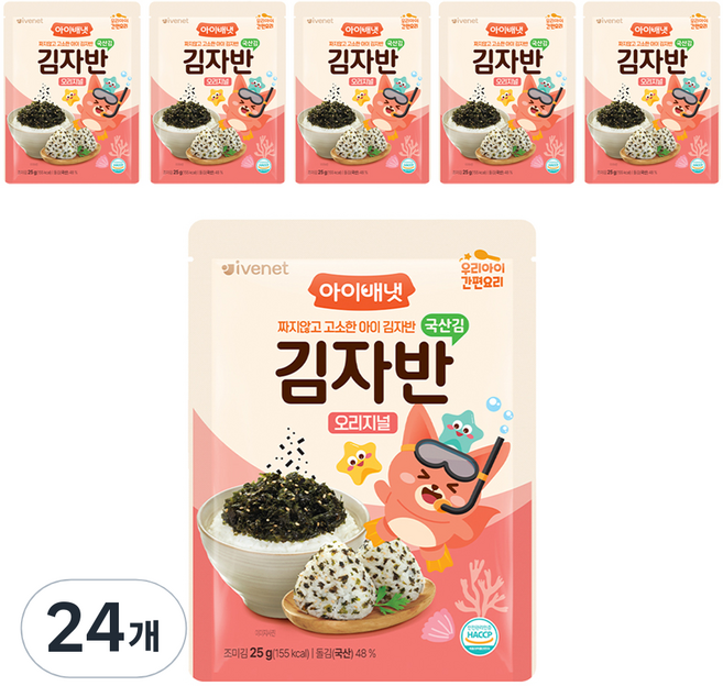 아이배냇 김자반, 오리지널맛, 25g, 24개