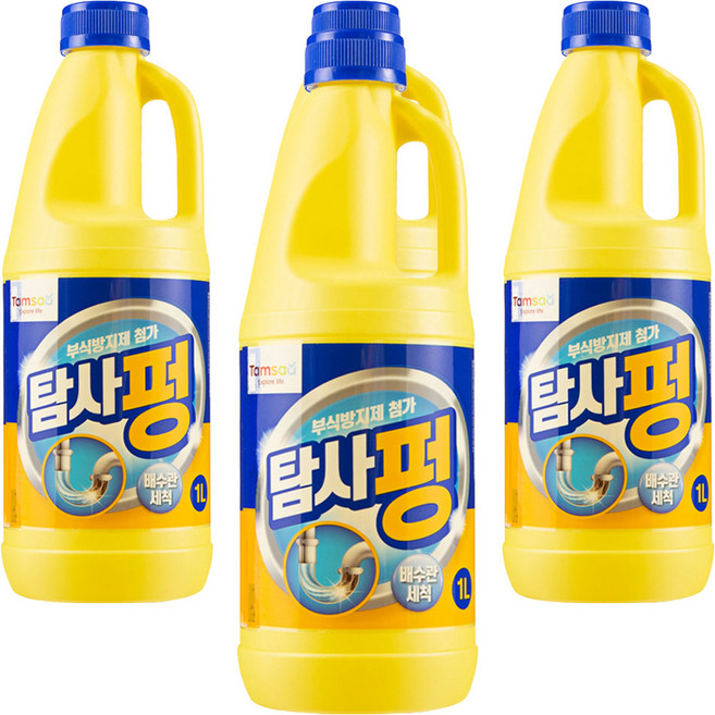 탐사 배수구 세정제, 1L, 4개
