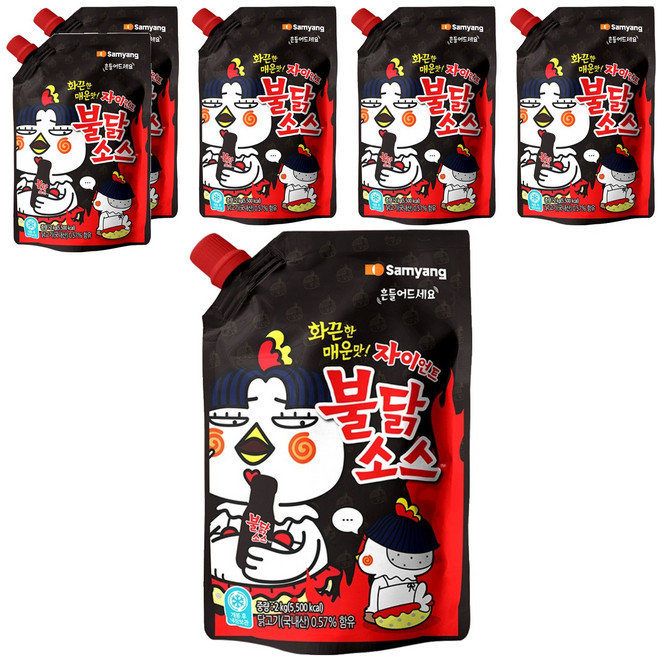 삼양 불닭소스, 2kg, 6개