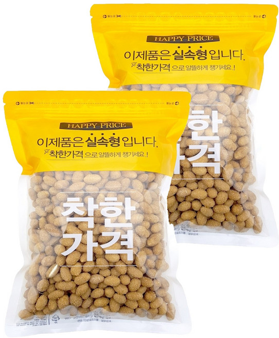 견과공장 햇 꿀땅콩, 800g, 2개