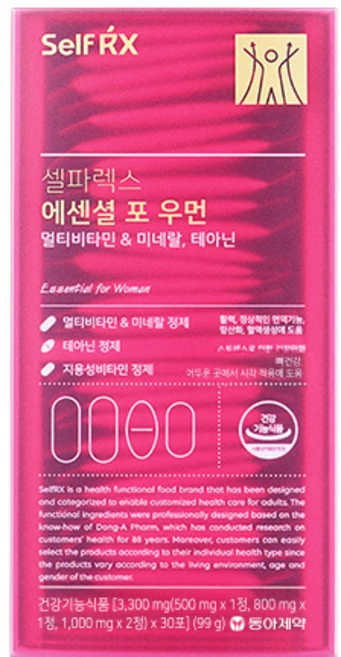 셀파렉스 에센셜 포 우먼, 99g, 1개 - 쿠팡