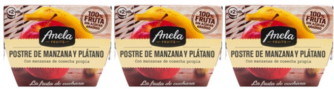 아넬라 첫시작 리얼 과일 디저트 세트, 혼합맛(사과/바나나), 200g, 3개