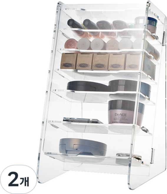 레이디와이 뚜껑형 립스틱 정리함 L06169A, 2개