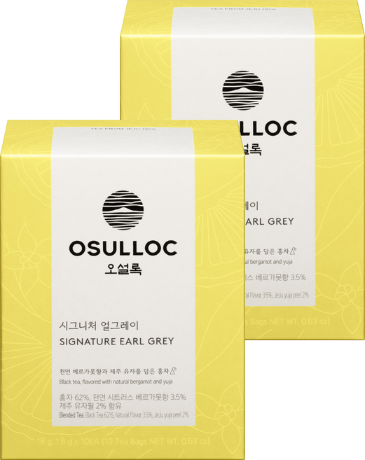 오설록 시그니처 얼그레이, 1.8g, 10개입, 2개
