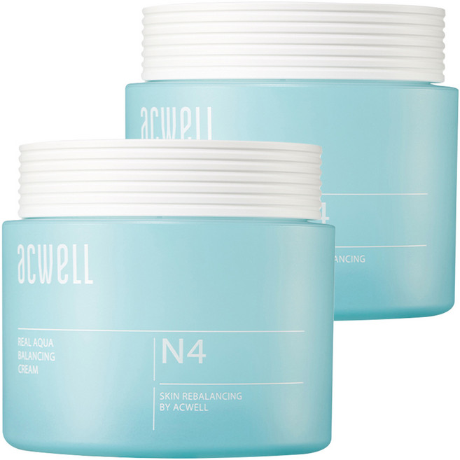 아크웰 리얼 아쿠아 밸런싱 크림, 50ml, 2개
