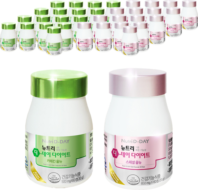 뉴트리디데이 다이어트 스페셜 올뉴 60정 x 1p + 카테킨 올뉴 60정 x 1p, 18세트