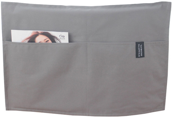 하늬통상 등받이 의자커버 B타입, 다크그레이, 1개