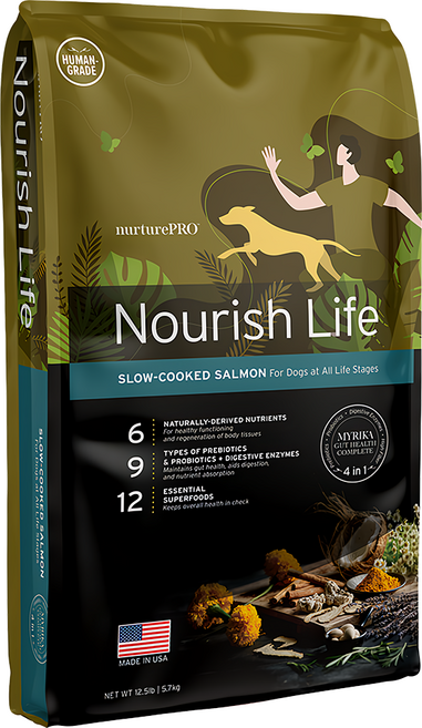 Nurture PRO 天然密碼 全齡犬配方乾飼料, 低敏鮭魚, 5.7kg, 1袋