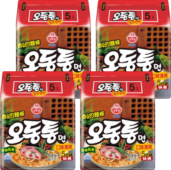 OTOKI 不倒翁 烏龍拉麵 海鮮風味 120g, 20包