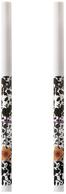 FLORTTE 花洛莉亞 怪美莉亞系列眼線膠筆 單眼皮女生 0.05g, 甜酷黑, 2支