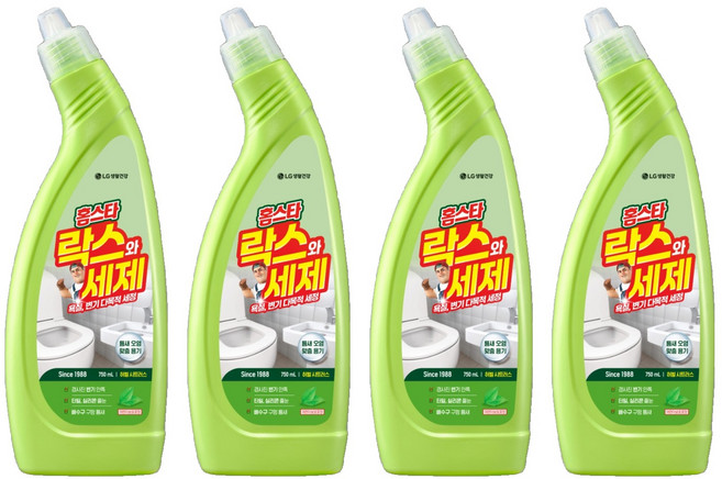 홈스타 락스와세제 허벌 시트러스, 750ml, 4개