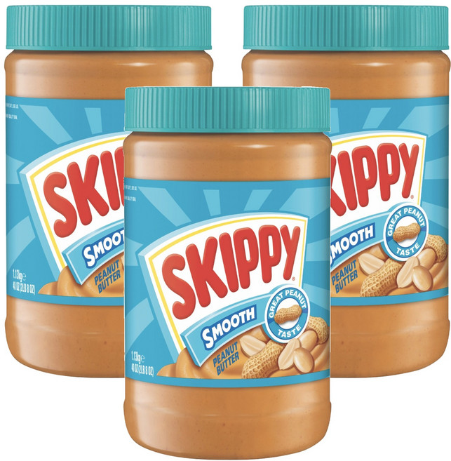 스키피 스무스 땅콩버터, 1.13kg, 3개
