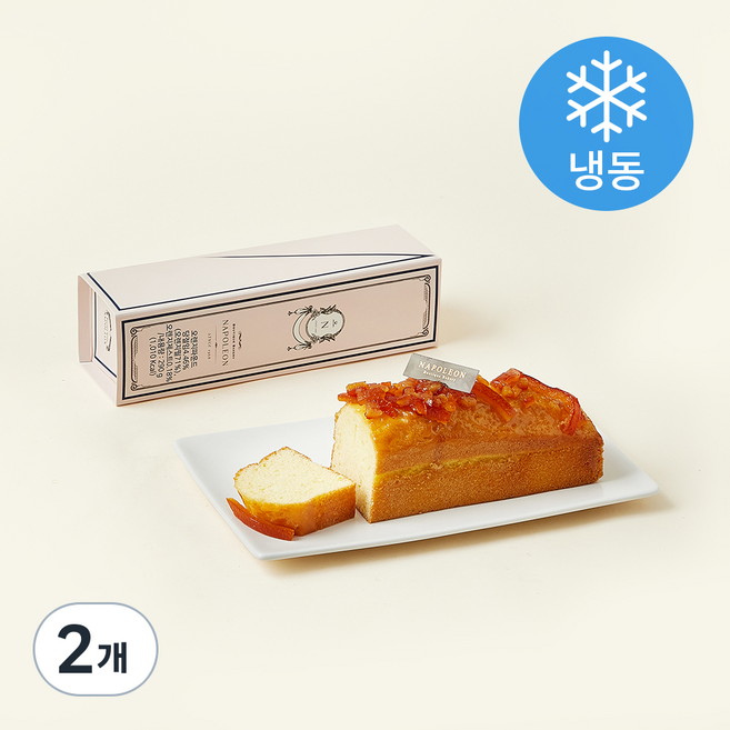 나폴레옹베이커리 오렌지 파운드 (냉동), 290g, 2개