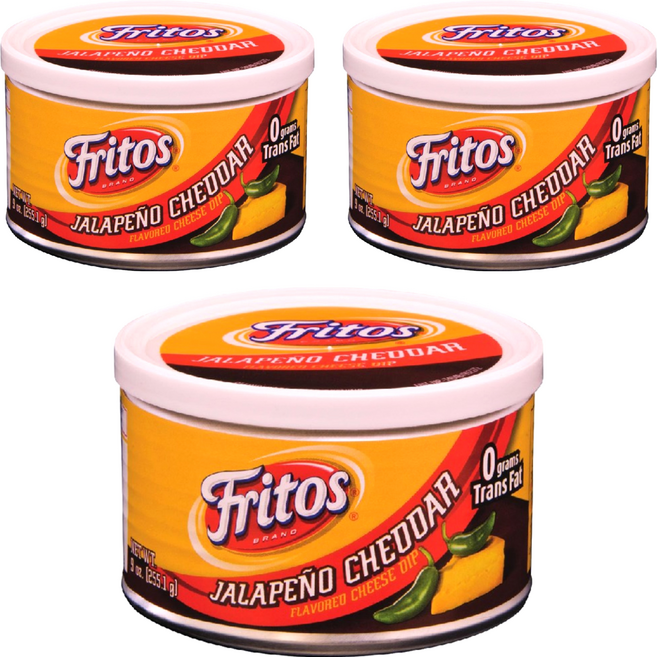 프리토스 할라피뇨 체다치즈 딥소스, 255.1g, 3개