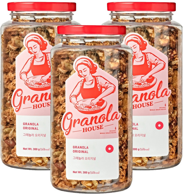 그래놀라하우스 그래놀라 오리지널, 300g, 3개