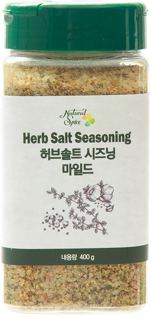 내츄럴스파이스 허브솔트시즈닝 마일드, 400g, 1개