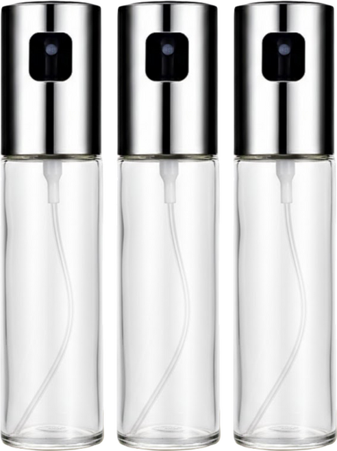 噴霧油瓶 100ml ABS+玻璃材質, 3瓶