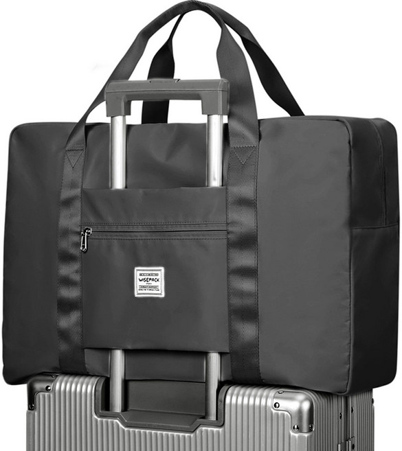 아필코 접이식 여행용 보스턴백 캐리어 결합 보조가방