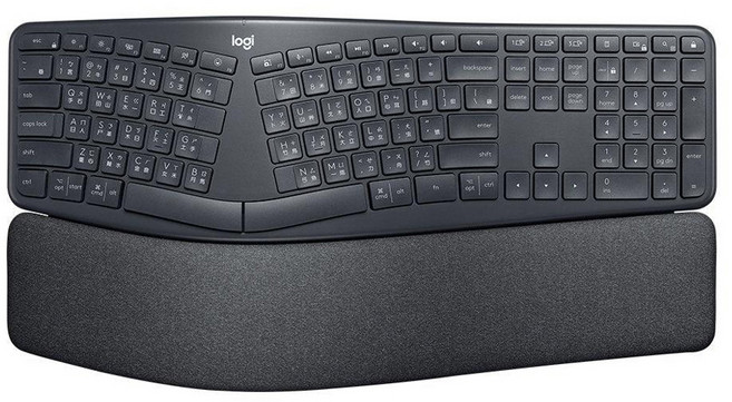 logitech 羅技 無線鍵盤 公司貨, K860, 石墨黑, 1個