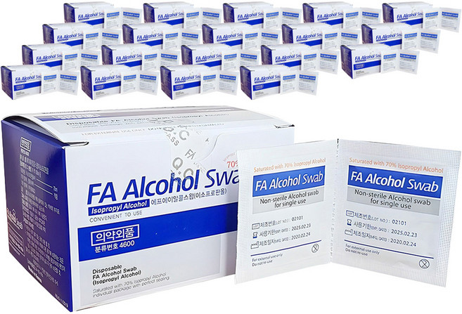 에프에이 알콜 스왑, 100매입, 20개