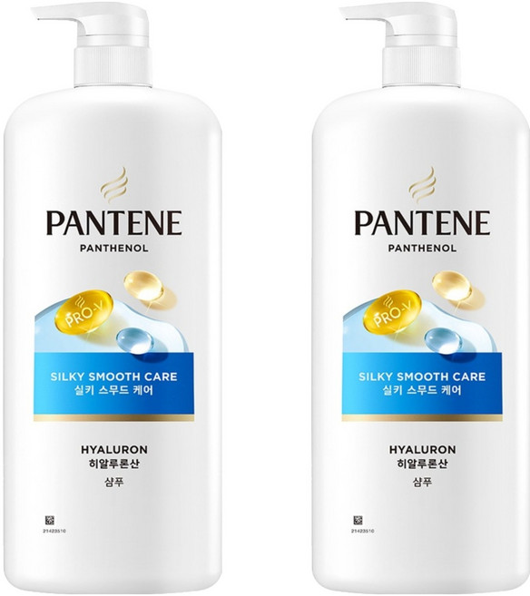 PANTENE 潘婷 絲滑柔順修護洗髮乳, 1.2L, 2個