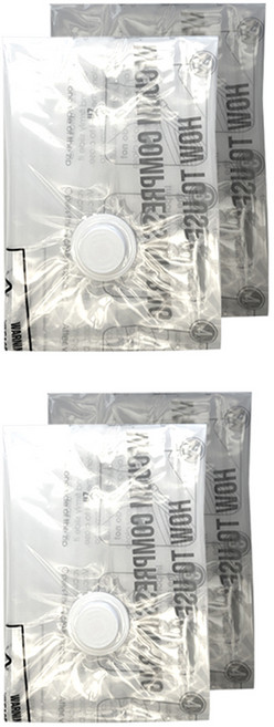 Ksprout 愛藏鮮 特厚超勇真空壓縮袋2大2中組 厚達9絲 環保材質 可重複使用 防黴防潮 防塵防蟲, 1組