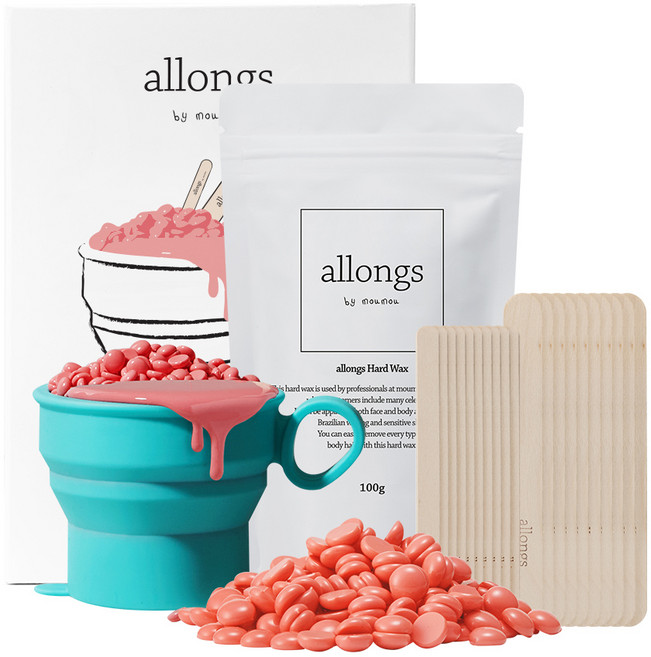 알롱 셀프 하드 왁싱 키트, 100g, 1개
